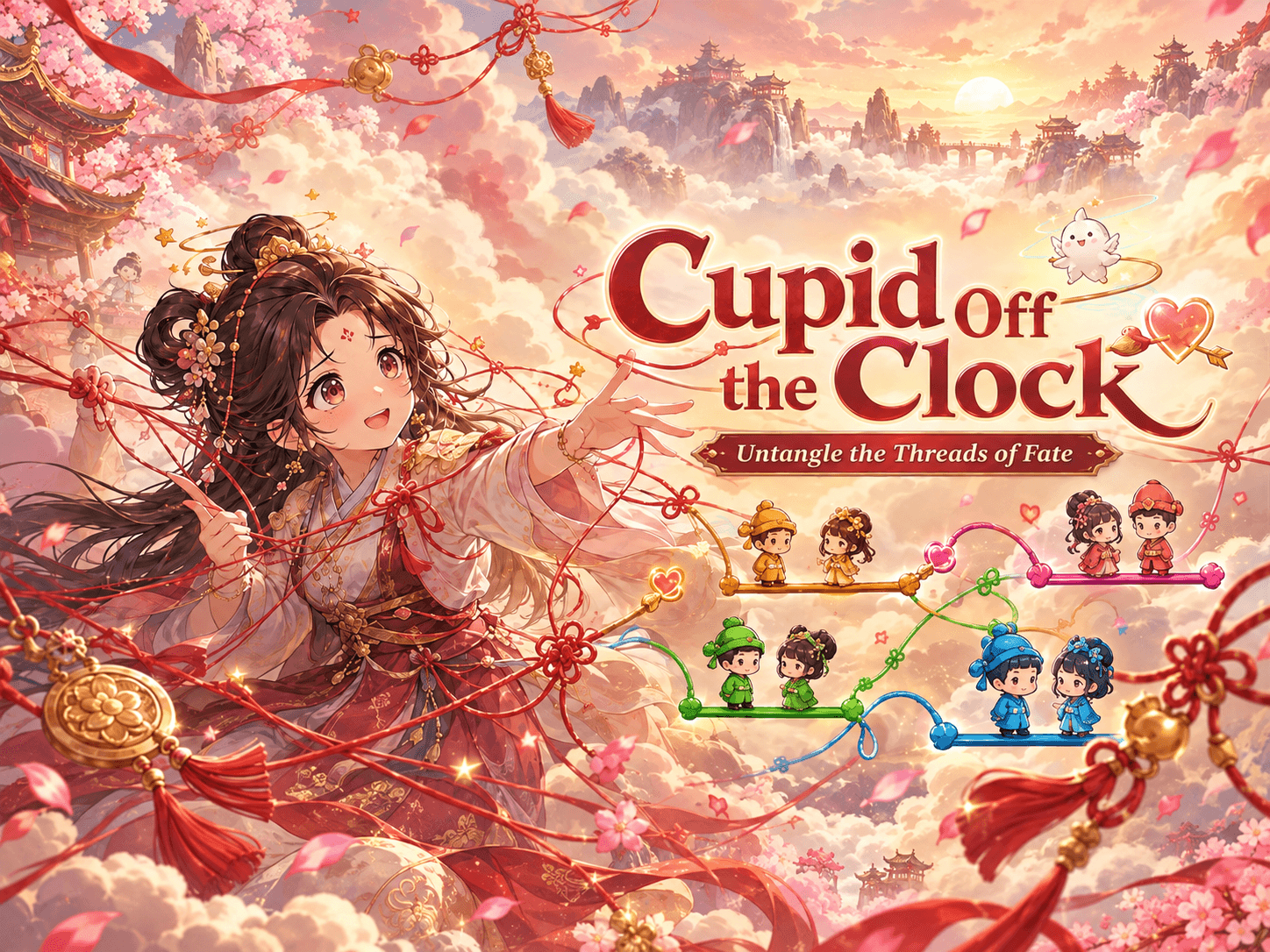 Cupid Off the Clock — untangle the threads of fate